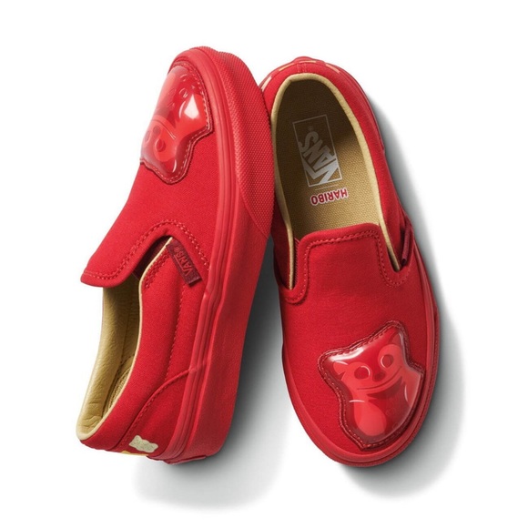 Vans x Hasbro Red Gummy Bear Slip Ons - Picture 2 of 7
